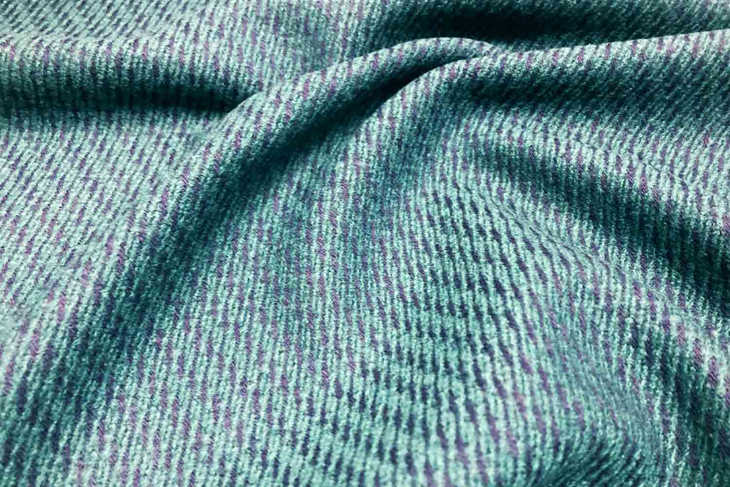 grün blauer Jaquard Schurwolle